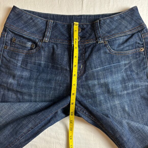 London Jean Low-Rise Bootcut Jeans with Double-Button Waist - Size 6 - Picture 7 of 9